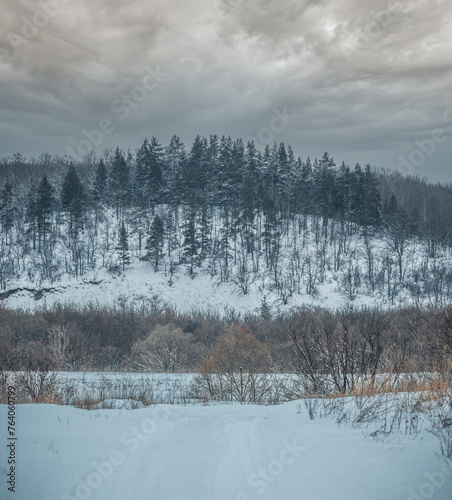 winter nature in the Russian countryside © Иван Сомов