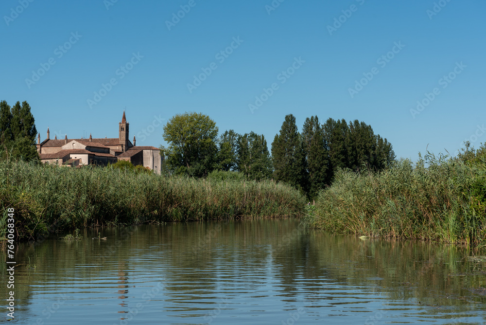 Curtatone, Mantova, lombardia, Italy, Mincio, barcaroli, 
