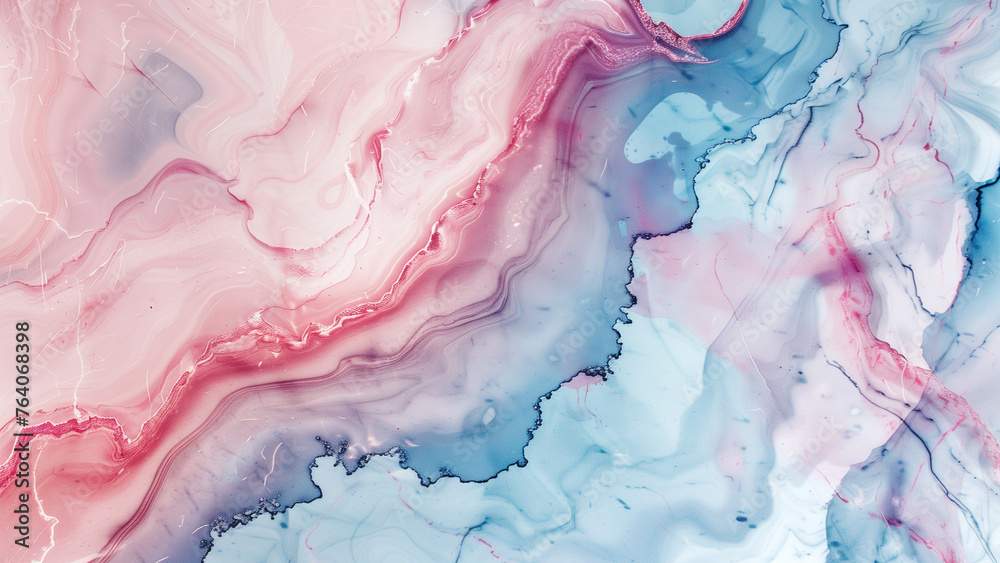 Pastel Palette: A Softly Colored Marble Texture