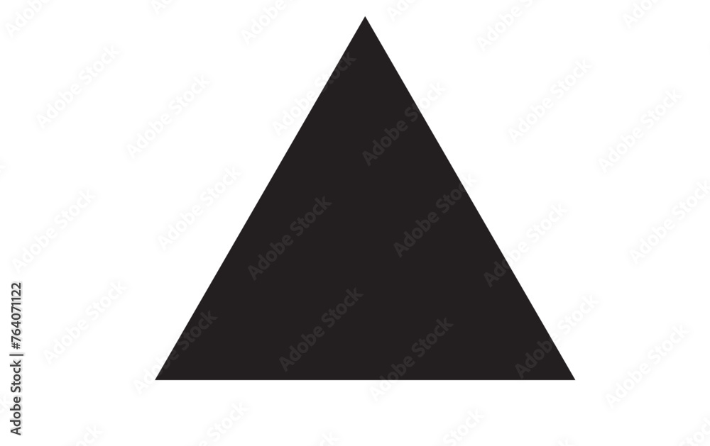 Triangle up arrow or pyramid flat vector icon for apps and websites Triangle up arrow or pyramid flat vector icon for apps and websites
