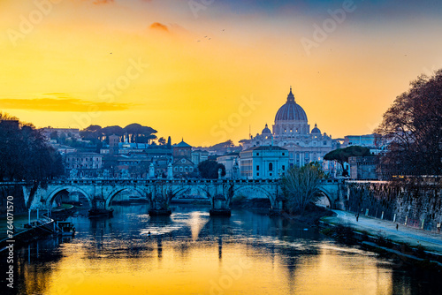 Fotografía Rome at Sunset