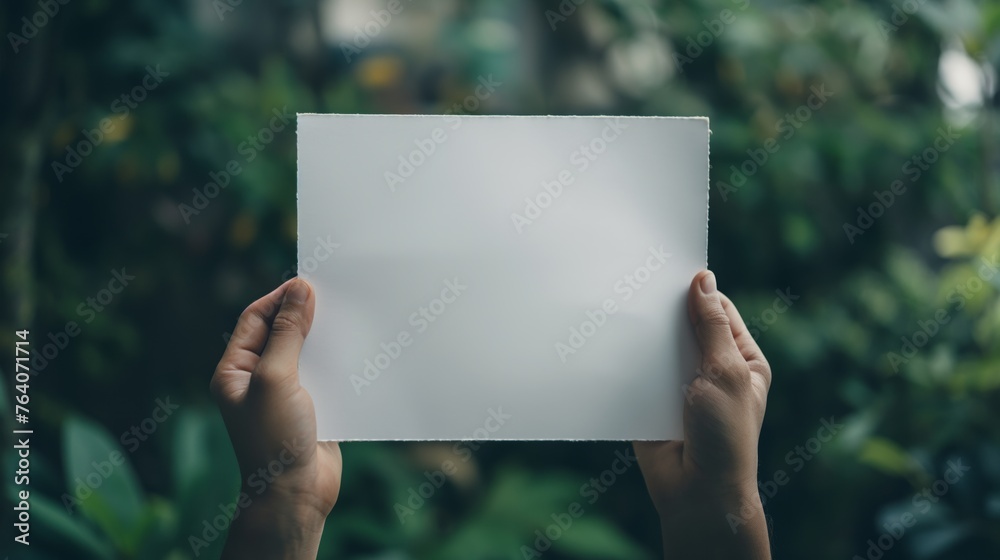 person holding white paper mockup person holding white paper mockup