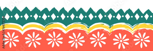 Modern Easter egg pattern. Design of a banner. Vector illustration