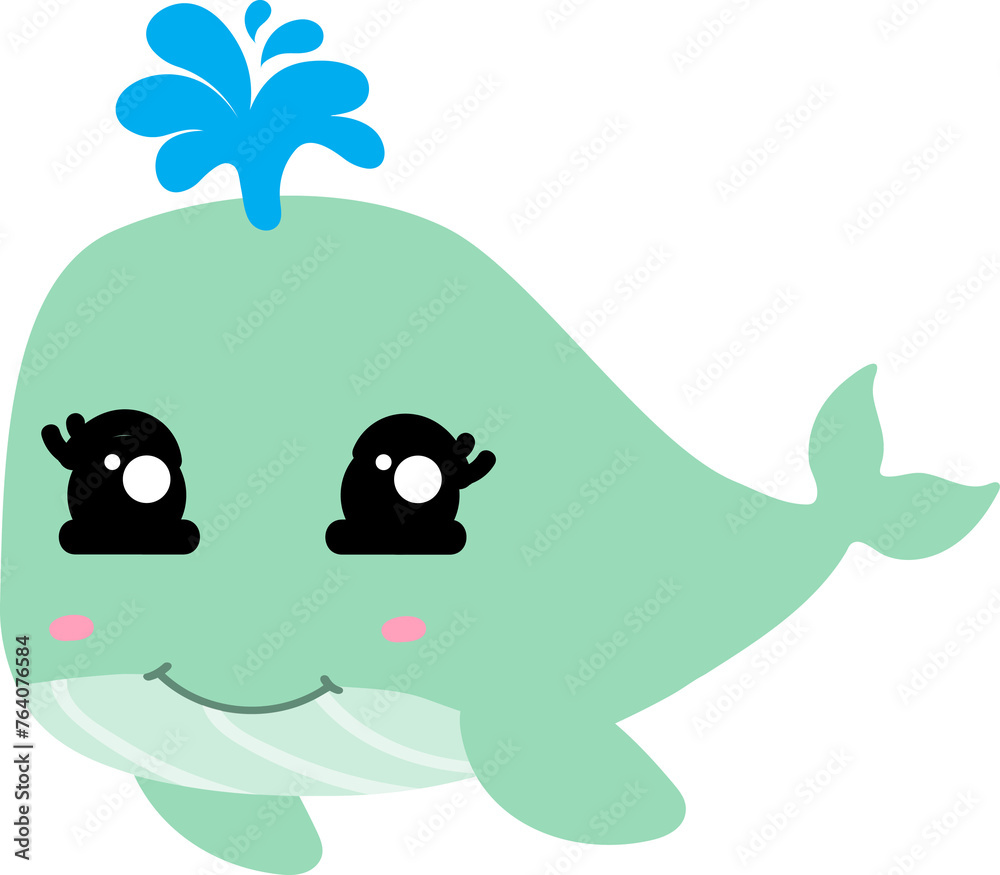 cute whale cartoon, sea animal cute whale cartoon, sea animal