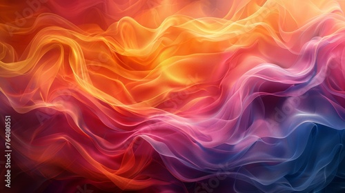 Wallpaper Mural Abstract colorful wave patterns Torontodigital.ca