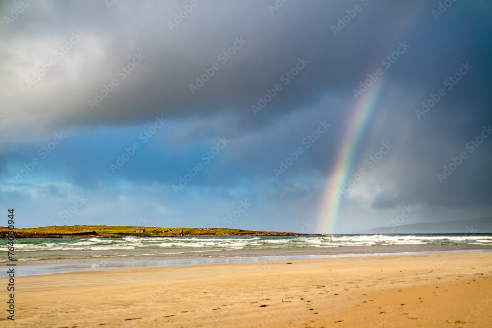 Narin Strand is a beautiful large blue flag beach in Portnoo, County Donegal - Ireland