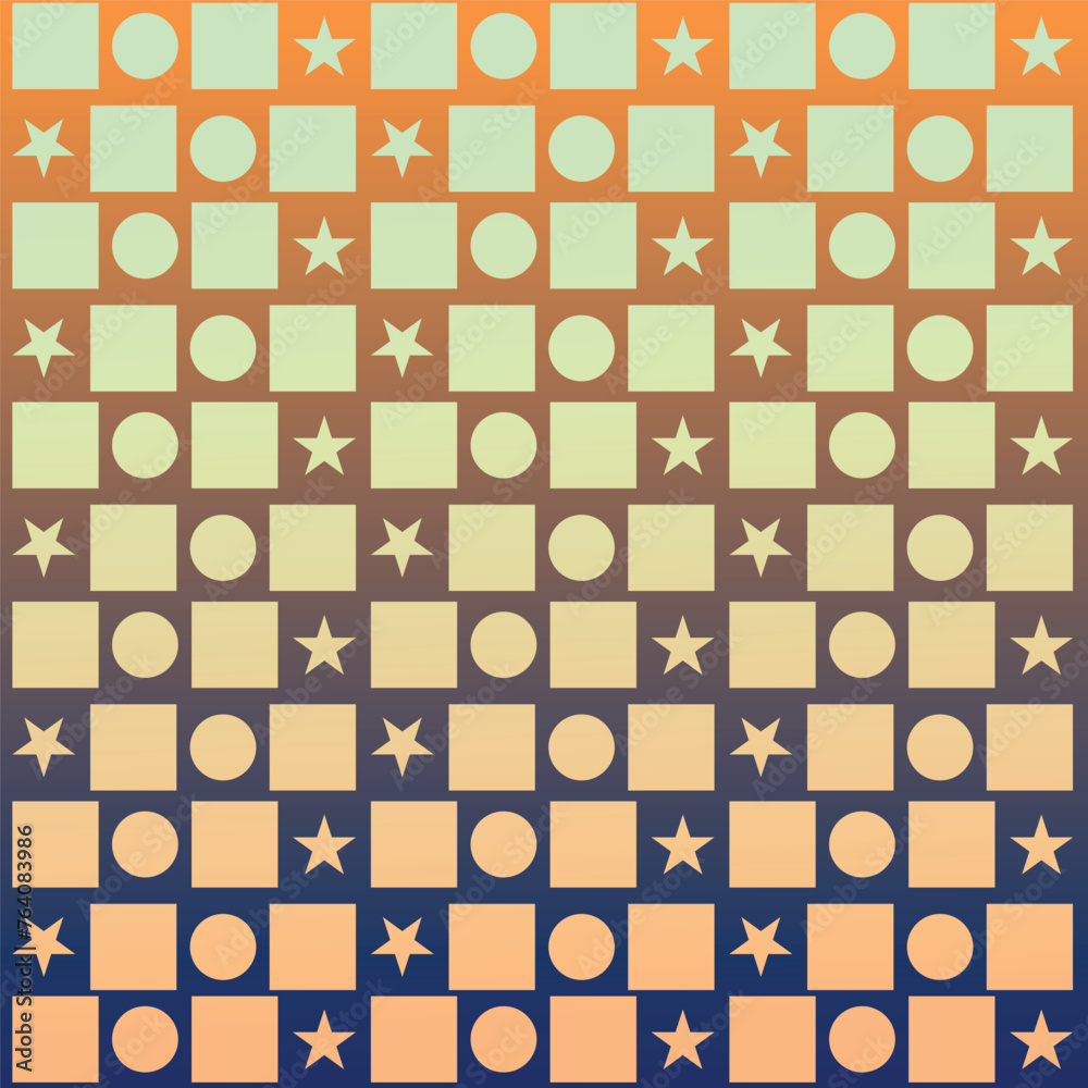 flat design geometric pattern illustration background