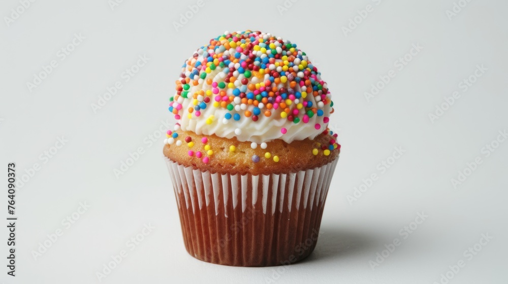 Cupcake isolated on white background Cupcake isolated on white background