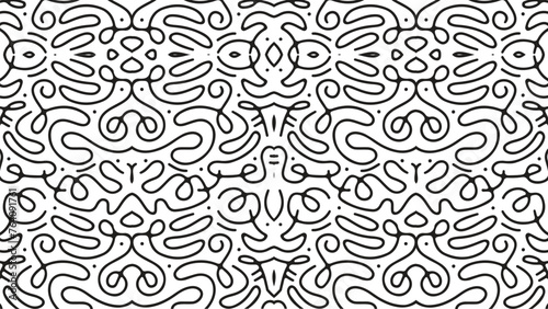 Line doodle pattern. eps 10