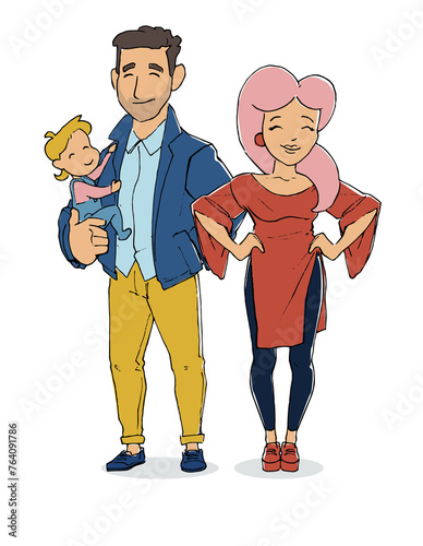 Junge Familie