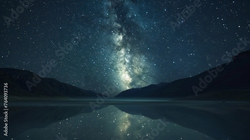 Radiant Milky Way backdrop  a celestial masterpiece against the night sky.