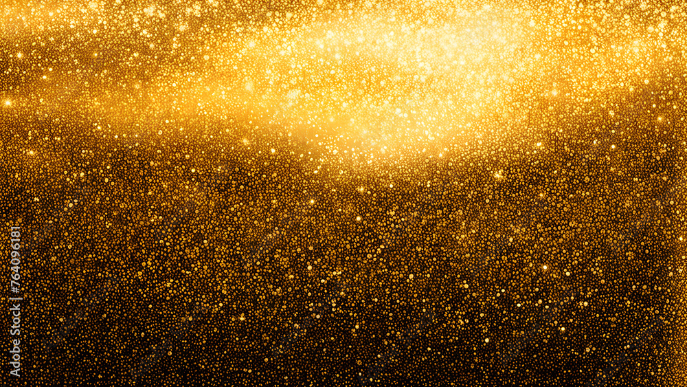 Abstract background composed of gold sand, golden abstract background, Christmas background
