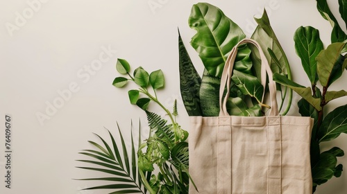 Eco bag. Zero waste concept