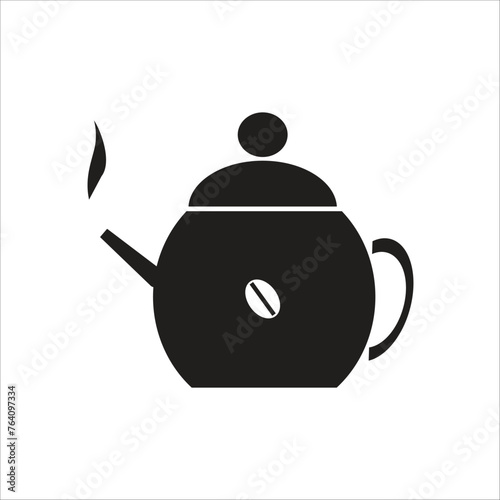 coffe pot icon line new template