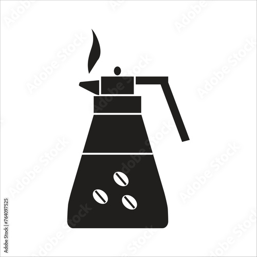 coffe pot icon line new template