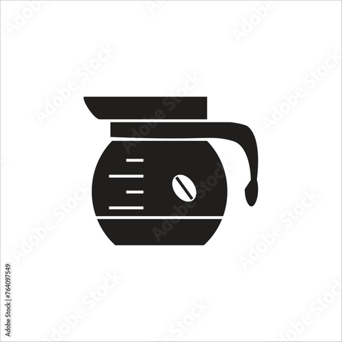 coffe pot icon line new template