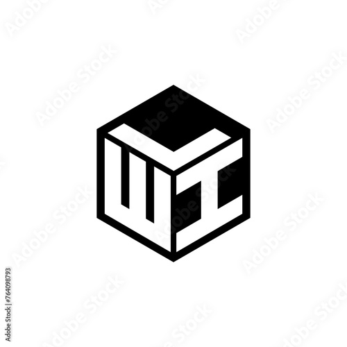 WIL letter logo design with white background in illustrator, cube logo, vector logo, modern alphabet font overlap style. calligraphy designs for logo, Poster, Invitation, etc.