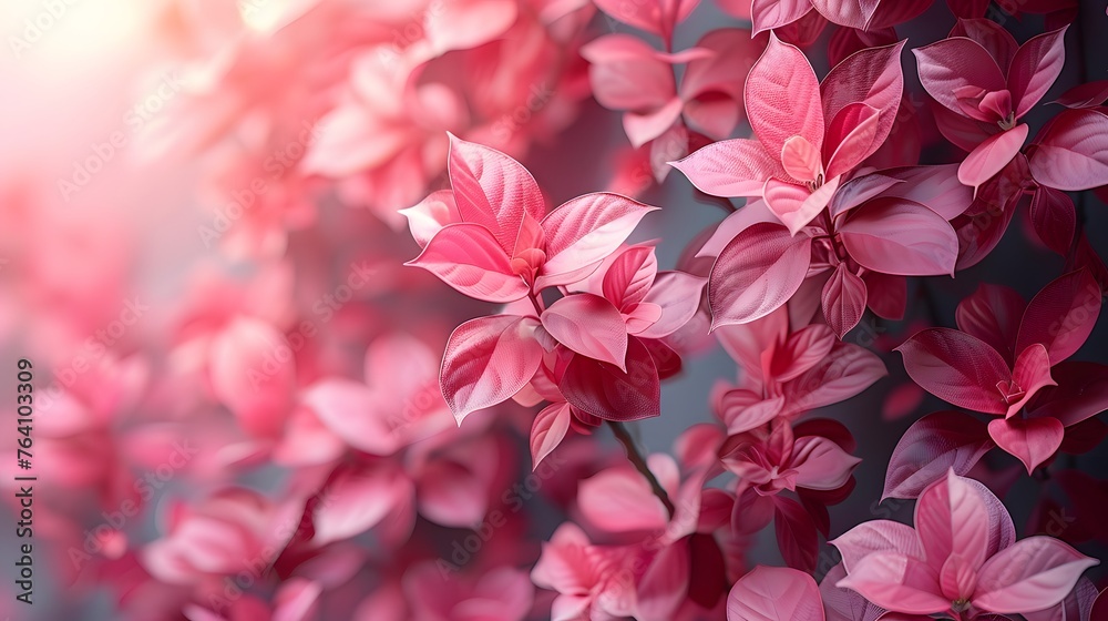 Obraz premium a pink floral background