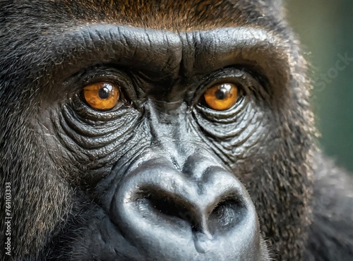 Gorilla eyes closeup © D'Arcangelo Stock