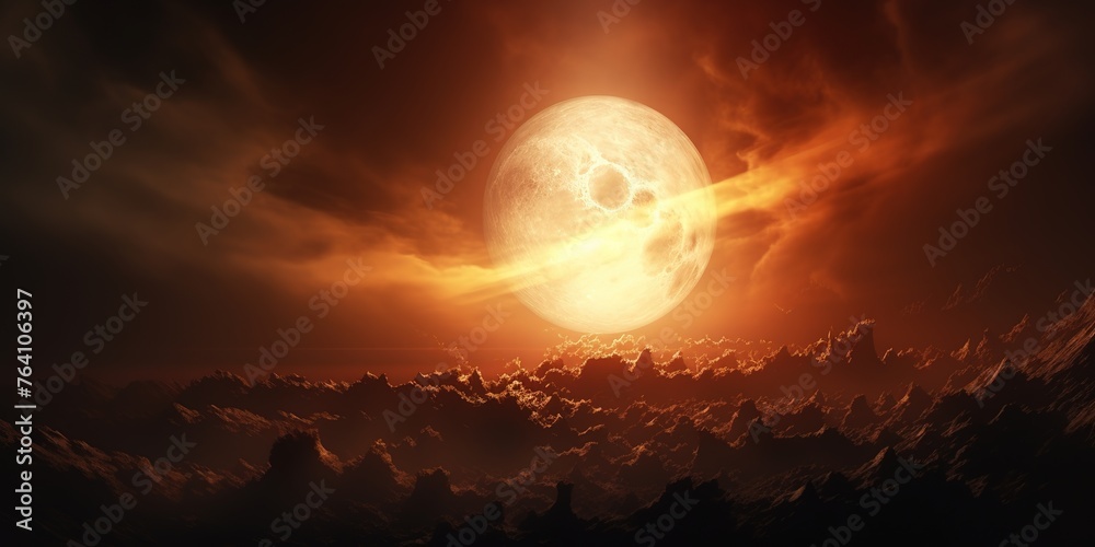 The Moon Passing in Front of the Sun. The Moon Passing in Front of the Sun.