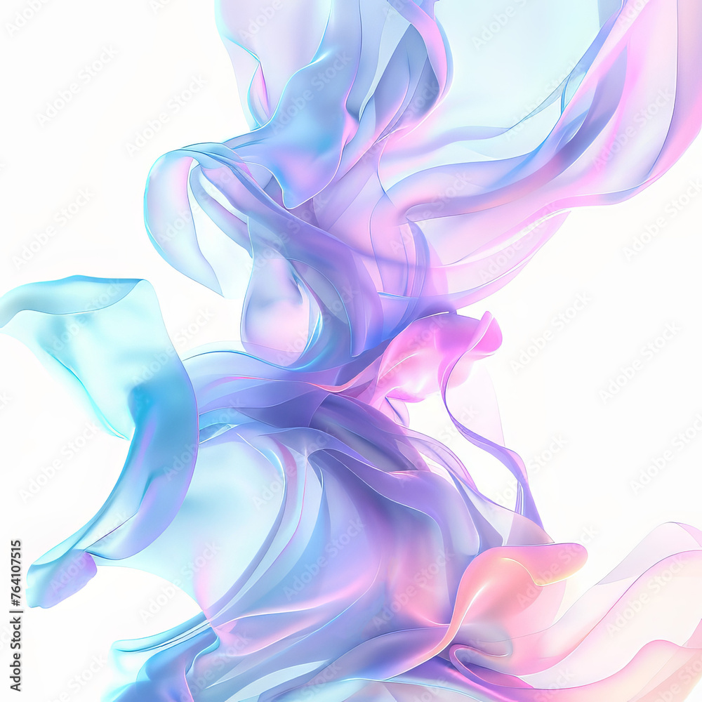 Abstract Minimalist Shapes Pastel Colour Graphic Design Element