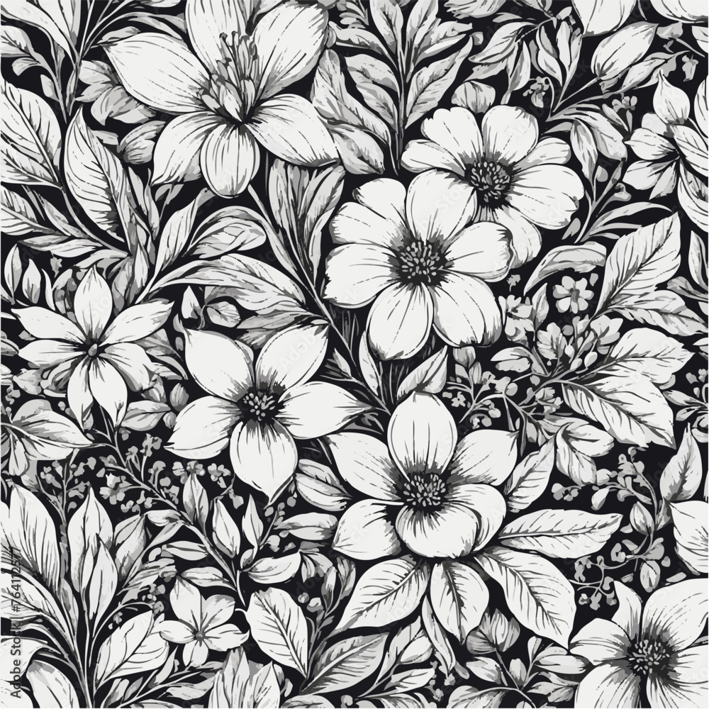 Blossoms: Timeless Floral Pattern
