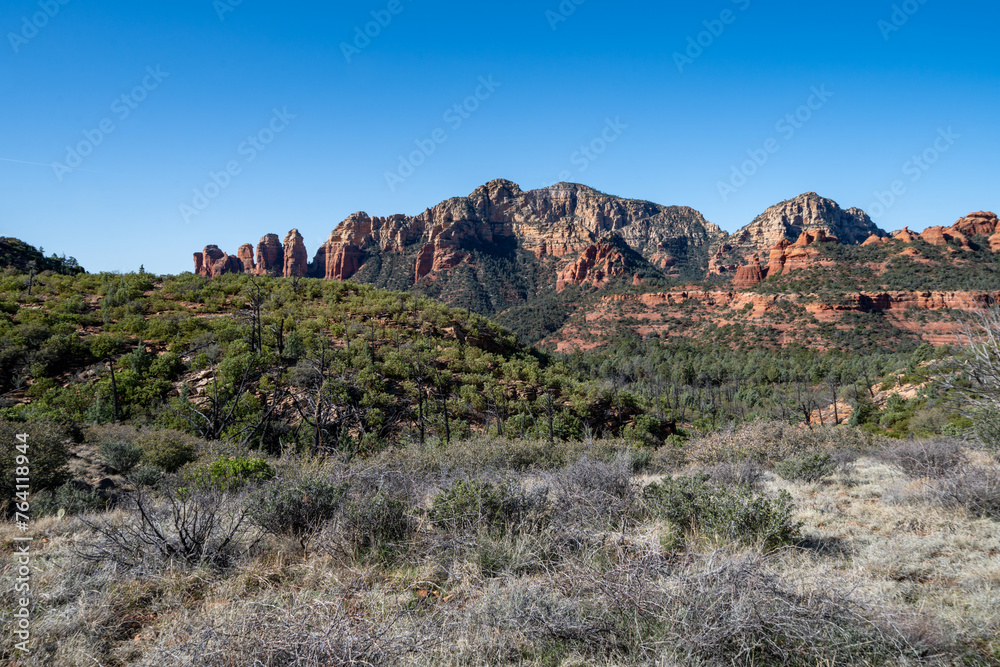 Beautiful plateau and scenery from the Brins Mesa trail in Sedona Arizona Beautiful plateau and scenery from the Brins Mesa trail in Sedona Arizona
