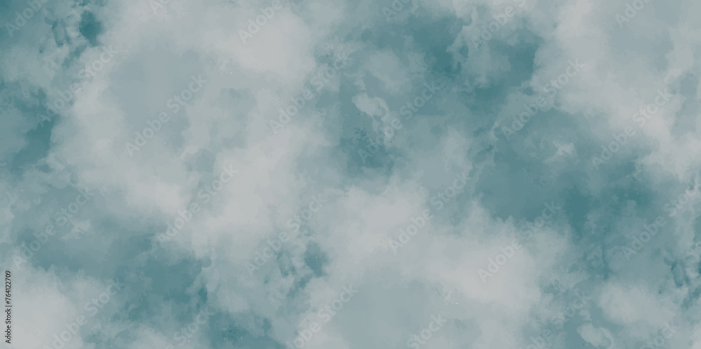 Abstract blue watercolor natural clouds and smoke. Elegant vintage grunge background texture. Old grunge design cement wall texture. Soft white vintage or antique distressed texture.	