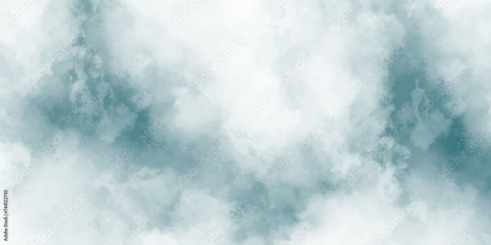 Abstract blue watercolor natural clouds and smoke. Elegant vintage grunge background texture. Old grunge design cement wall texture. Soft white vintage or antique distressed texture.	 - obrazy, fototapety, plakaty 