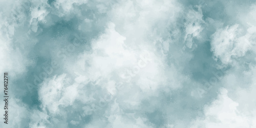 Abstract blue watercolor natural clouds and smoke. Elegant vintage grunge background texture. Old grunge design cement wall texture. Soft white vintage or antique distressed texture.  © Sanatçi