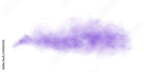 Purple fog in slow motion. Realistic atmospheric purole smoke. Red fume slowly floating rises up. PNG.
