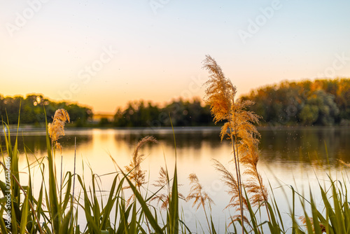 Sunset on the lake 02