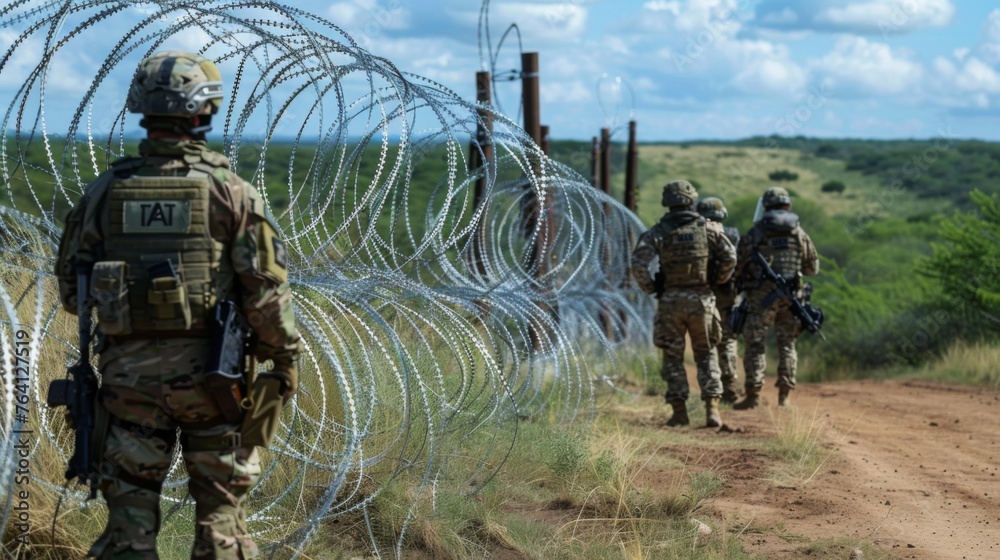 Military at the border Military at the border