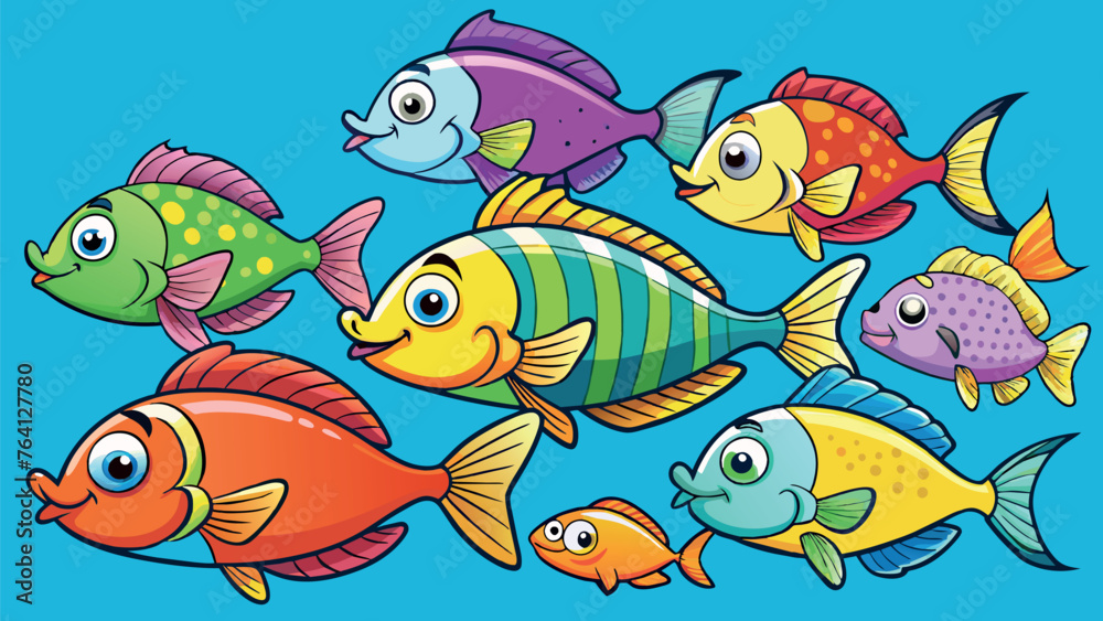 Naklejka premium fish-collection