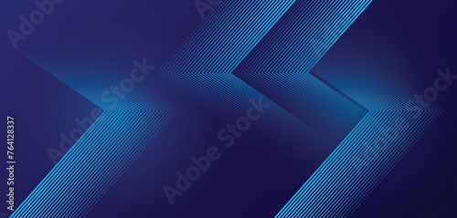 Futuristic abstract background with overlap layer. Future technology concept. Modern geometric shapes lines design elements. Glowing blue lines.