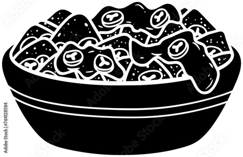 mexico illustration cooking silhouette food logo mexican icon meal outline kitchen pepper traditional hot sauce restaurant tortilla Chilaquiles Chili shape con carne Elote for vector graphic