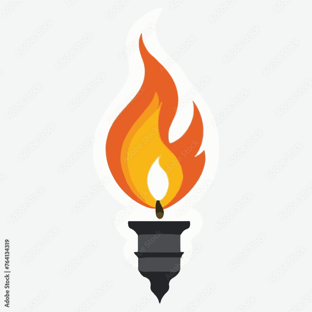 clipart fire vector isolated