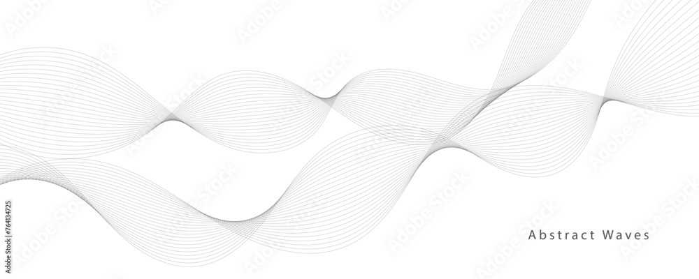 Abstract vector background with grey wavy lines Abstract vector background with grey wavy lines