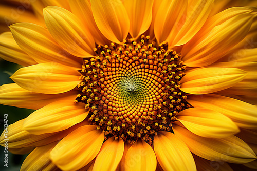 Close up of sunflower flower