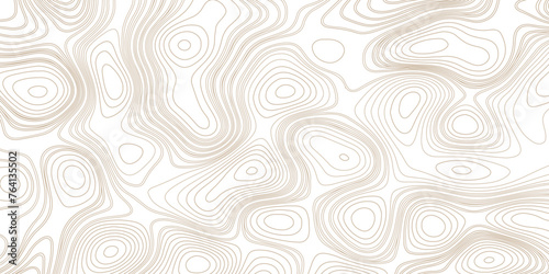 Topographic map background Grid map Contour Vector illustration. Wallpaper with topographic map style