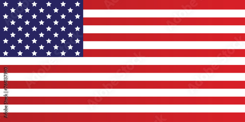 American flag vector file photo