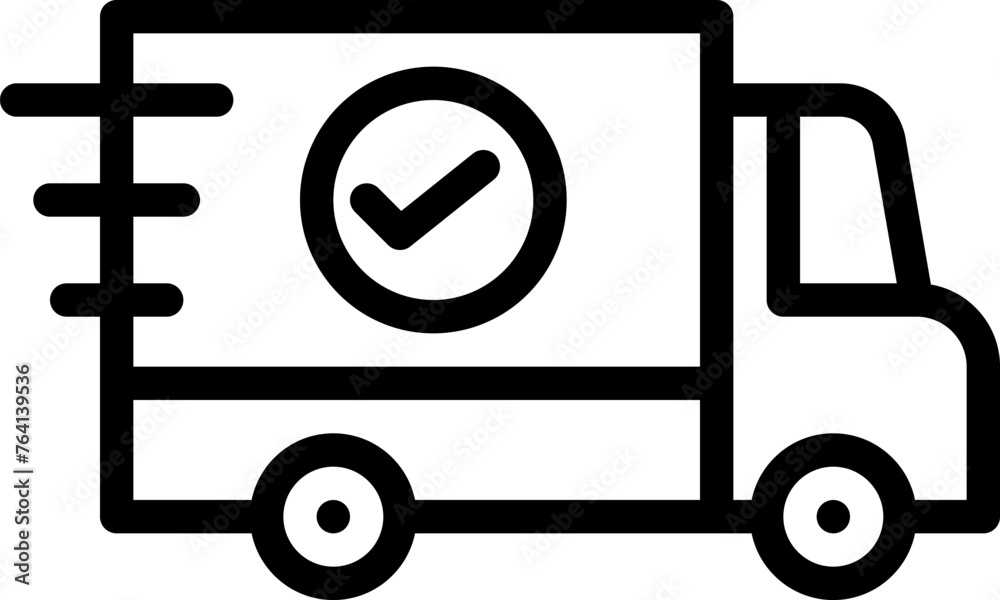 Delivery Truck icon. fast vector illustration Delivery Truck icon. fast vector illustration