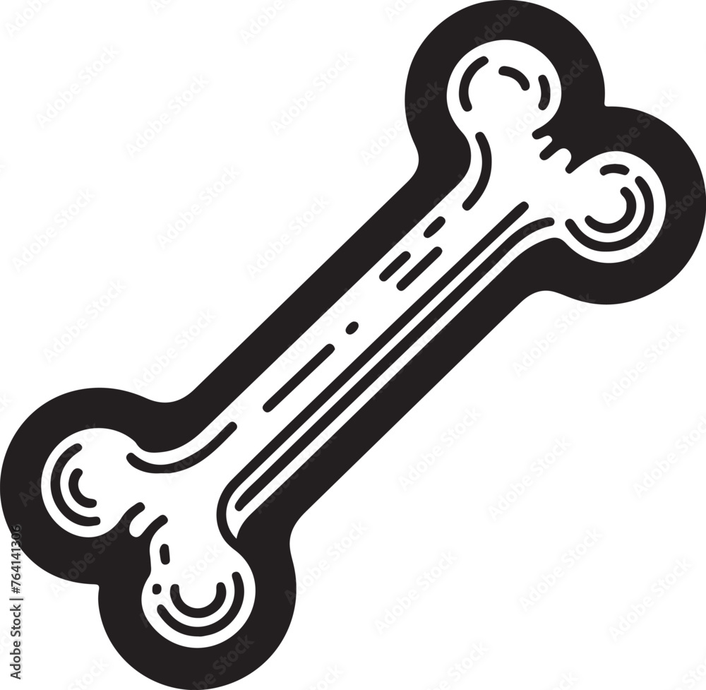 bone as simple logo icon decoration, isolated on transparent background bone as simple logo icon decoration, isolated on transparent background