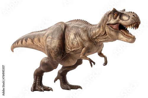 Tyrannosaurus rex dinosaur isolated on transparent background