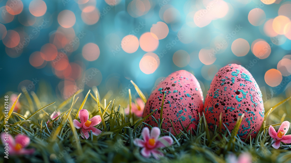 easter eggs with flowers easter eggs with flowers