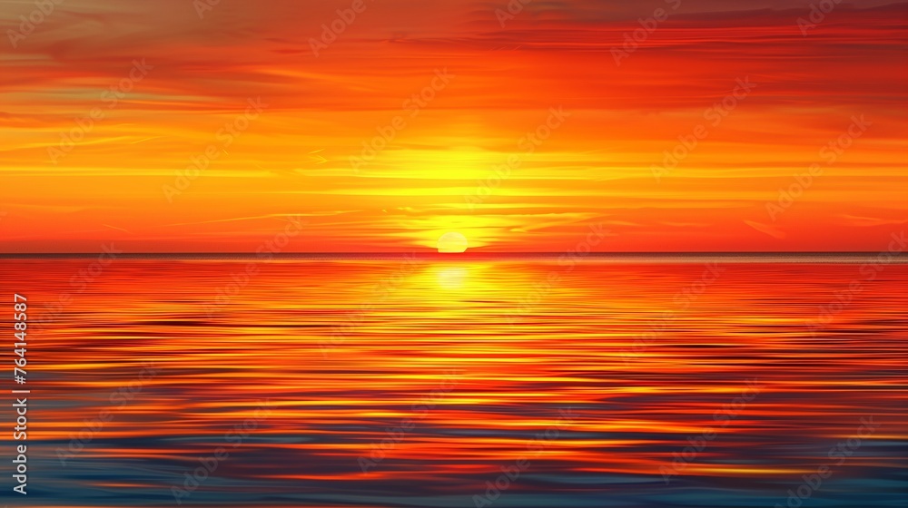 Gradient abstract sunset warm colors
