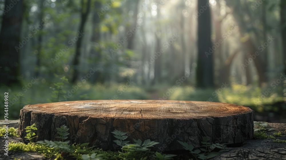 Capture the essence of nature with a sturdy Cedar Wood Podium against an Ancient Forest backdrop, perfect for showcasing organic oils. Capture the essence of nature with a sturdy Cedar Wood Podium against an Ancient Forest backdrop, perfect for showcasing organic oils.