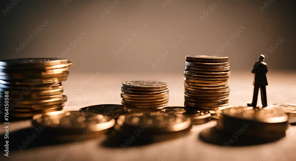 Senior man looking at his savings. Pension concept.
Senior man looking at his savings. Pension concept.