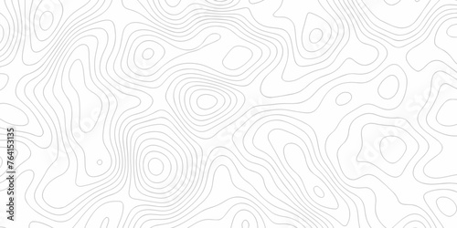 Abstract lines background. Contour maps. Vector illustration, Topo contour map on white background, Topographic contour lines. Seamless pattern with lines Topographic map. Geographic mountain relief.