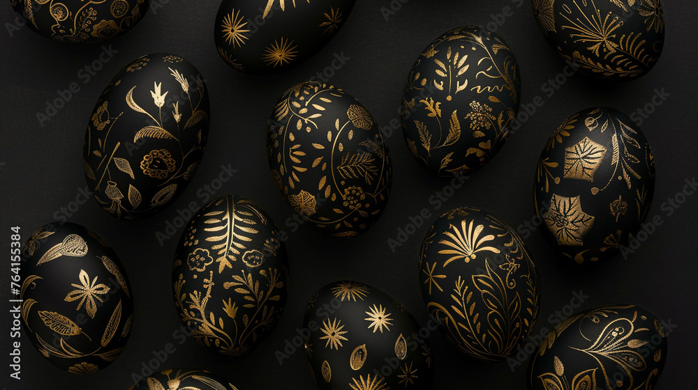 black golden easter eggs black golden easter eggs